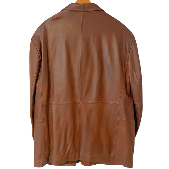 Stafford Tan Leather Jacket - Picture 2 of 13